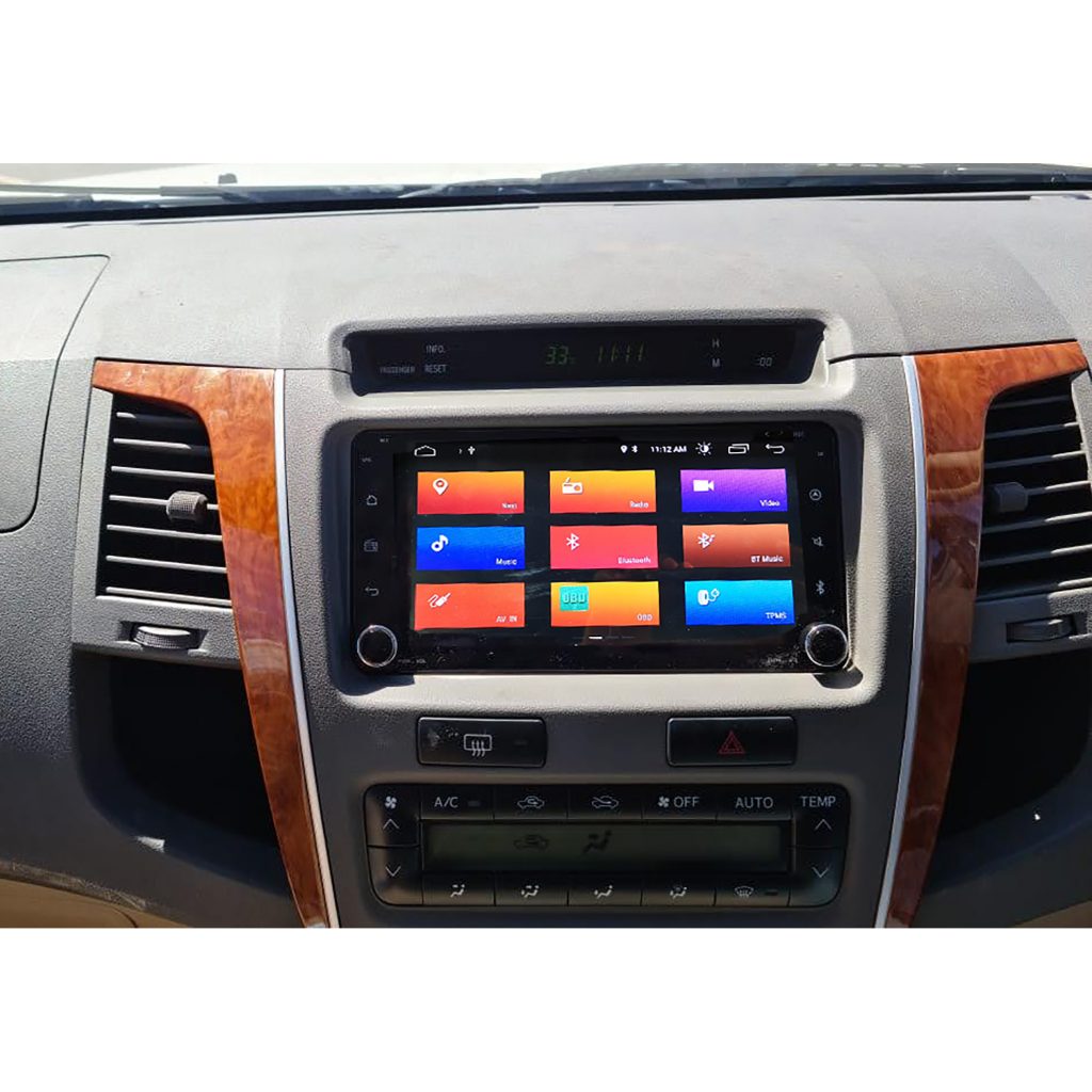 Toyota Hilux Fortuner Double Din Android Touch Screen GPS Navigation