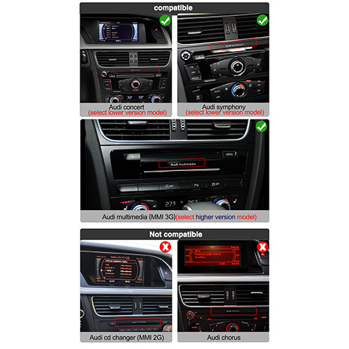 US Autoradio Concert III CD Radio MP3 Audi A4 RS4 B8 A5 RS5 | 4yourdrive