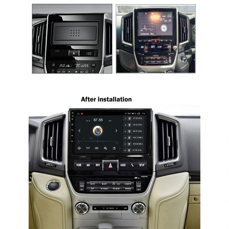Toyota Land Cruiser 200 Series 2016 - 2021 Android GPS Navigation Radio